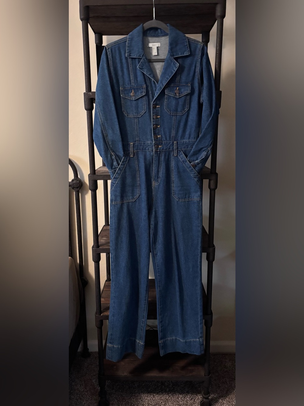 Forever 21 Denim Utility Suit